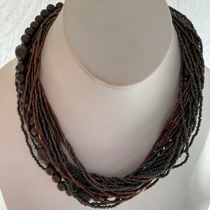 Beaded Multi Strand necklace